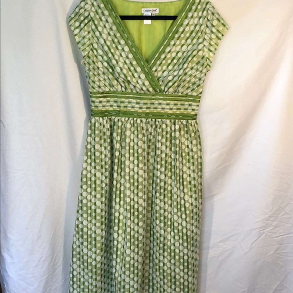 EXCELLENT CONDITION Striped and Polka Dot Dress